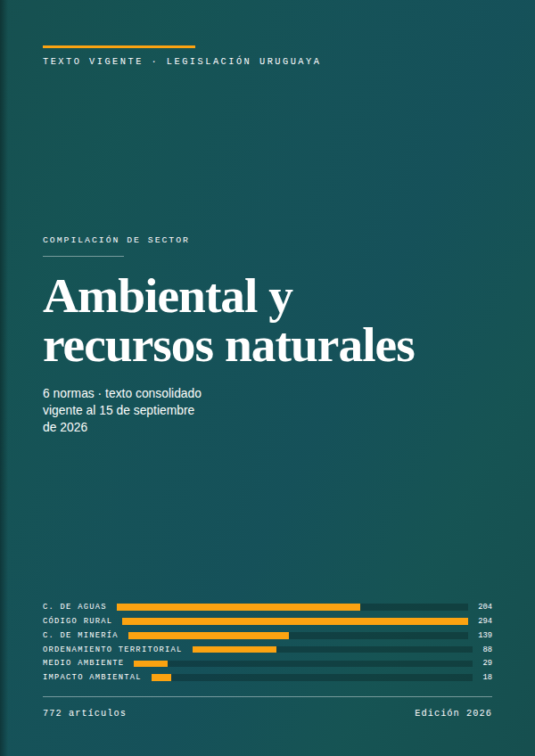 Carátula de la compilación de Ambiental y recursos naturales
