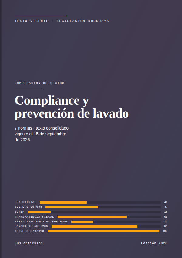 Carátula de la compilación de Compliance y prevención de lavado