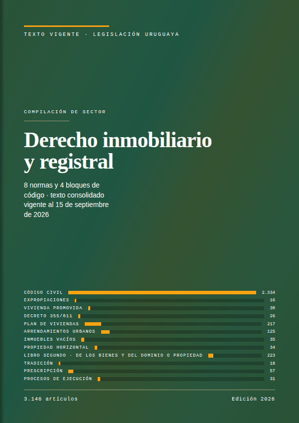 Carátula de la compilación de Derecho inmobiliario y registral