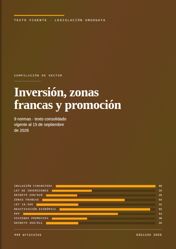 Carátula de la compilación de Inversión, zonas francas y promoción