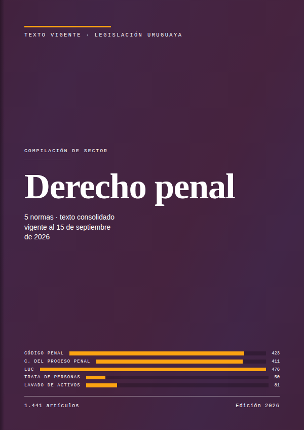 Carátula de la compilación de Derecho penal